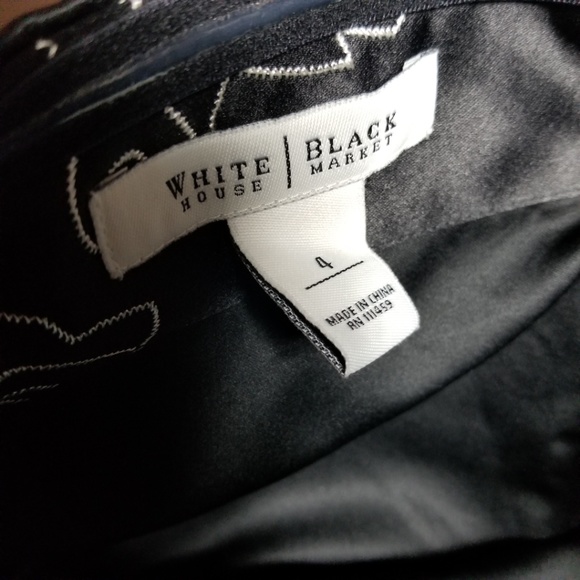 White House Black Market Strapless Dress Floral - Picture 6 of 8